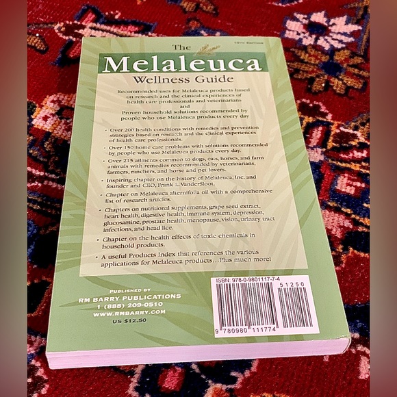 THE MELALEUCA WELLNESS GUIDE by RM Barry 15th Edition Paperback Book - Picture 4 of 5
